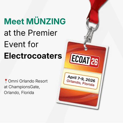 Conozca a MÜNZING en ECOAT 