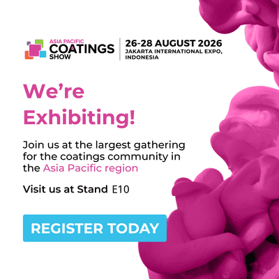 Meet us at Asia Pacific Coatings Show, Booth #E10