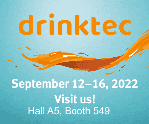 DRINKTEC 2022: Visit MÜNZING at booth number 549 in hall A5