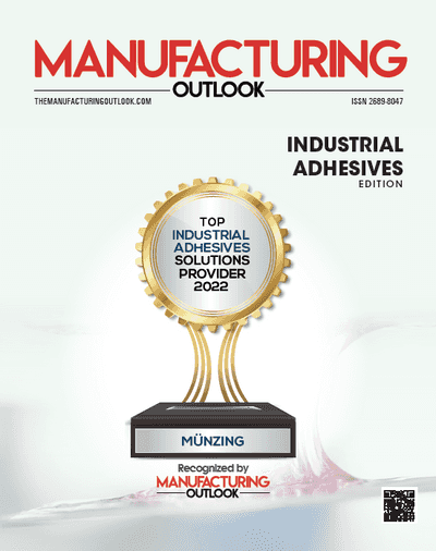 MÜNZING featured as ‘TOP 10 industrial adhesives solution providers’