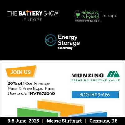 Come visit us at Battery Show - booth 9-A66