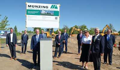 Foundation stone laid for MÜNZING Emulsions Chemie in Elsteraue, Germany