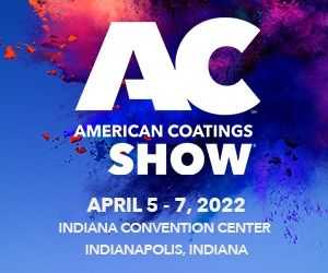 Visit us at AMERICAN COATINGS SHOW in Indianapolis, USA from April 5 - 7