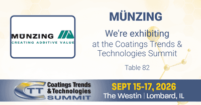 Meet us at Coatings Trends & Technologies Summit, Table #82