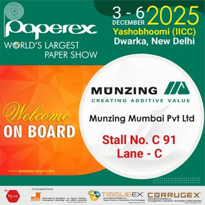 MÜNZING will be at PaperEx - Booth C91, Hall 1